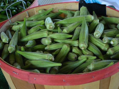 Fresh summer veggies and fruits