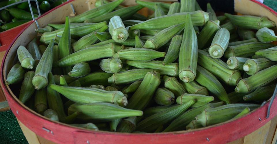 Fresh summer veggies and fruits